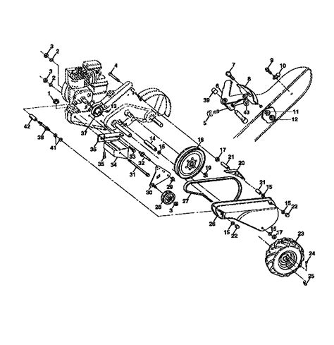 Craftsman Rear Tine Tiller Parts Diagram - Drivenheisenberg