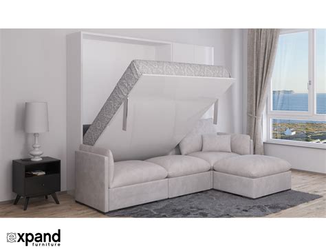 MurphySofa ADAGIO - Queen Luxury Sectional Sofa Wall Bed | Expand Furniture - Folding Tables ...