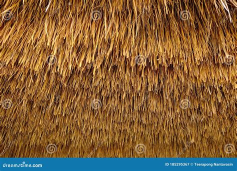 Straw Texture Roof Background. Stock Image - Image of natural, exotic: 185295367