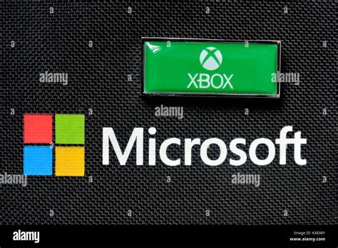 Xbox and Microsoft logos Stock Photo - Alamy