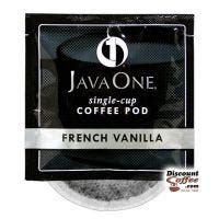 Java One French Vanilla Coffee Pods, Bulk Single Cup Coffee Pods | DiscountCoffee.com