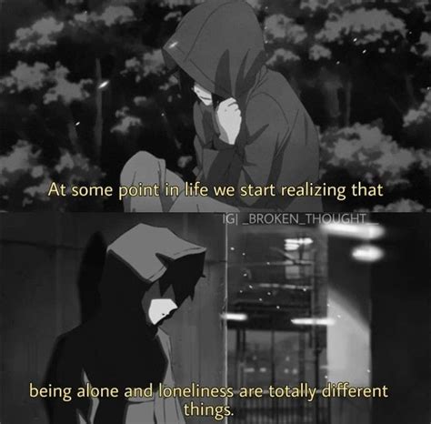 Anime Lonely Quotes