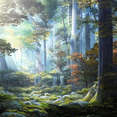 Elven forest by zoruagalaxy on DeviantArt