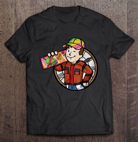 Fallout Vault Boy Back To The Future T-Shirts, Hoodies, SVG & PNG | TeeHerivar