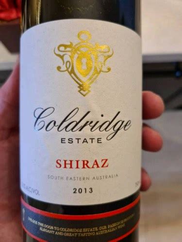 2013 Coldridge Estate Shiraz | Vivino