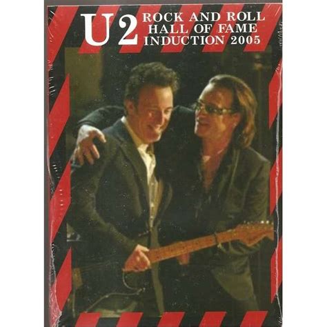 Rock and roll hall of fame induction 2005 by U2, DVD with rockinronnie - Ref:114758166