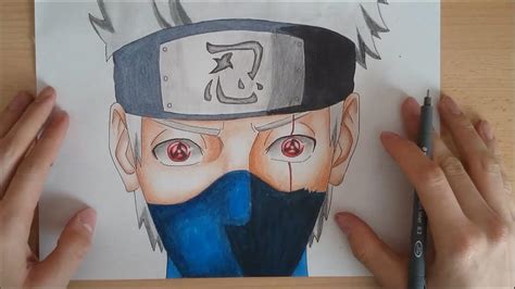 Kakashi Mangekyou Sharingan Drawing