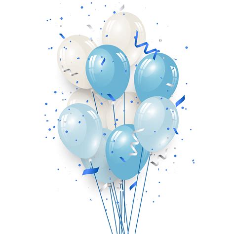 Blue Balloons PNGs for Free Download