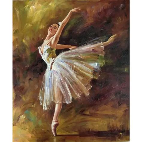 Dipinto a mano dipinti ad olio Edgar Degas Ballerina ballerina ...