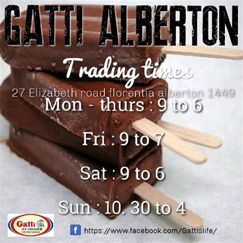 GATTI ICE CREAM ALBERTON & ICE CREAM BAR EVENTS in the city Alberton