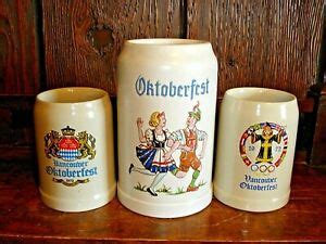 (3) OKTOBERFEST MUGS-GERMANY | eBay