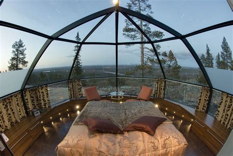 Glass-ceilinged Levi Igloo in Finland | Awesome bedrooms, Glass roof, Summer house