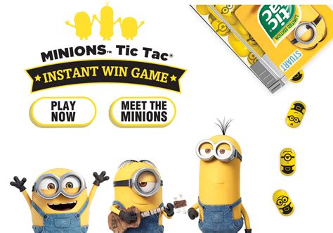 Win Minions Tic Tac Instant Win Game