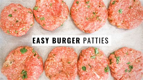 Easy Beef Burger Patties | Live Your Own Fit