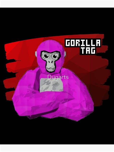 "Gorilla tag pfp maker purple Gorilla Tag" Poster for Sale by Dugarts | Redbubble