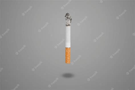 Premium Photo | A simple abstract smoking burning cigarette isolated on ...