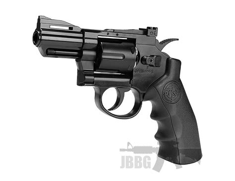 SRC 2.5 Inch Titan Metal Co2 Airsoft Revolver Black - Just Airsoft Guns