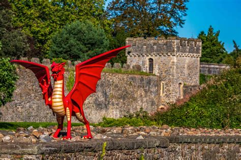 Wales Cardiff Castle Red Dragon, United Kingdom