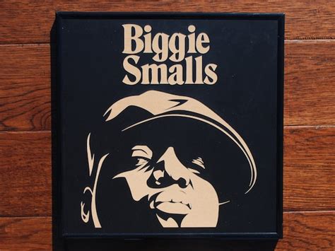 Engraved Album Cover Artwork Biggie Smalls