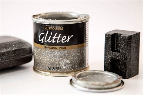 Rust-Oleum - Glitter Paint Silver 125ml - Special paint | Designer Paint