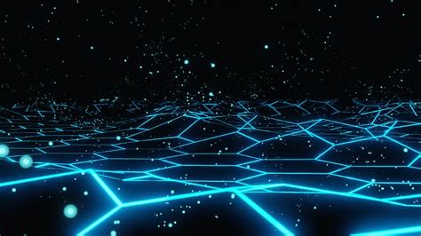 HD wallpaper: Blender, floating particles, digital art, hexagon | Wallpaper Flare