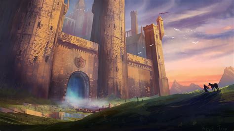 "Stoic", fantasy castle environment concept by Kevin Tran (Me) : r/conceptart