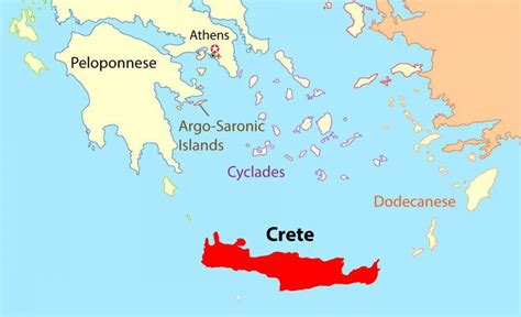 Harta creta Grecia - Harta Creta Grecia (Europa de Sud - Europa)