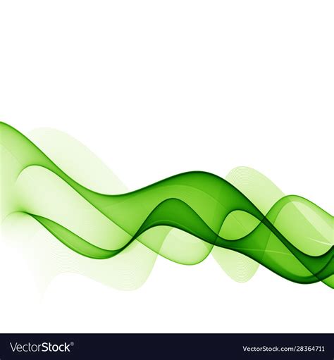 An abstract green wave Royalty Free Vector Image