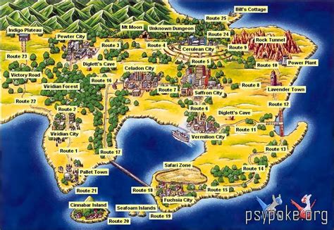 The Joel MH: Pokemon Regions in the real world