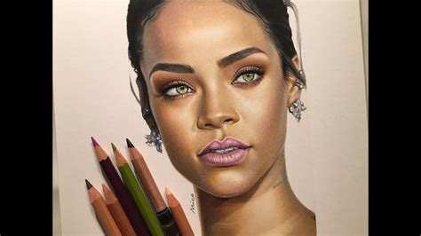 Drawing Rihanna - YouTube