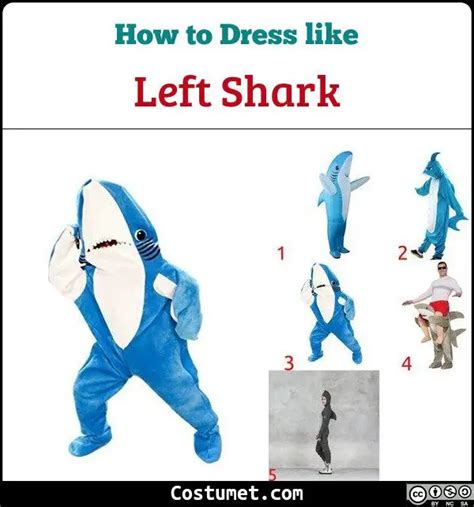 Left Shark (Super Bowl) Costume for Cosplay & Halloween 2023