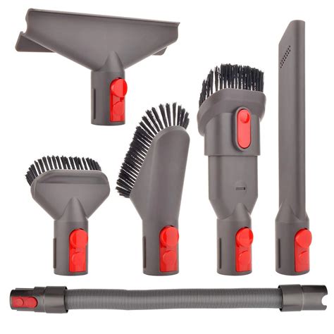 6 Pcs Attachment Kit Brush Tool For Dyson V7 V8 V10 For Dyson Vacuum Cleaner Mattress Tool ...