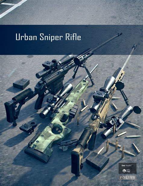 Urban Sniper Rifle | Daz 3D