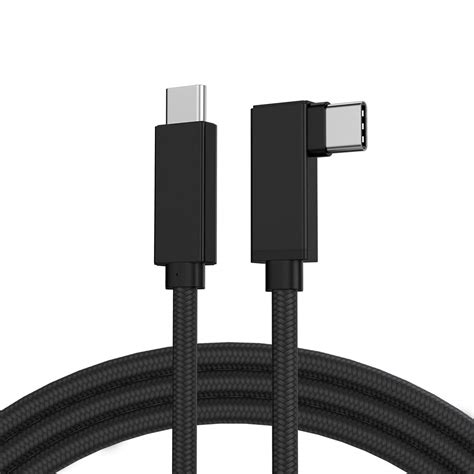 CBUS 10ft Oculus Quest Link Compatible Cable USB-C 3.2 Gen 2 Right-Angle Fast Charging Cable for ...