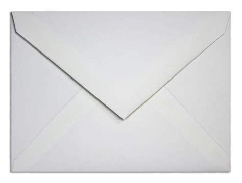 White 5x7 Envelopes Set of 10