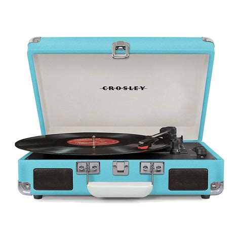 Crosley Cruiser Deluxe Portable Bluetooth Record Player Turntable ...