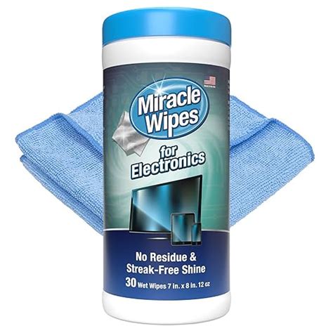 Buy MiracleWipes for Electronics Cleaning - Screen Wipes Designed for ...