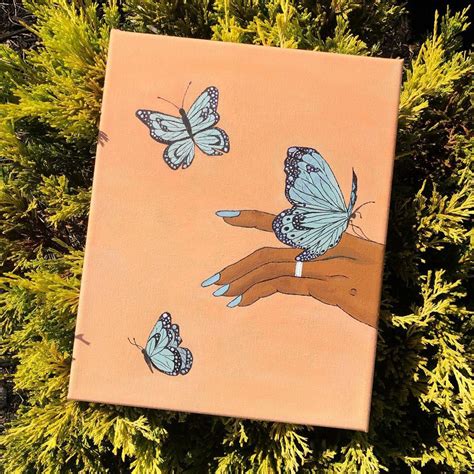 Butterfly Painting Aesthetic - Butterfly Mania