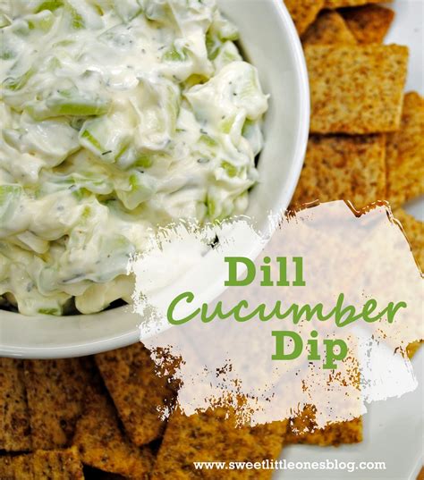 Sweet Little Ones: Dill Cucumber Dip