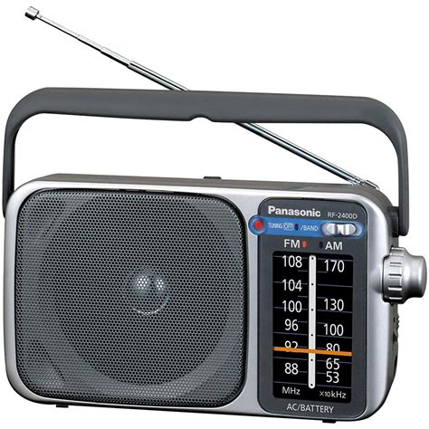 Panasonic Portable AM / FM Radio, Battery Operated Analog Radio, AC ...