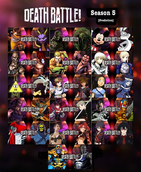 Image - DeathBattle-Season5-Predictions.png | DEATH BATTLE Wiki ...