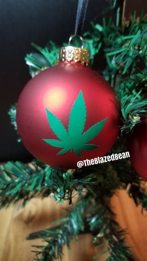 Christmas Marijuana Christmas Ornament Weed Christmas - Etsy