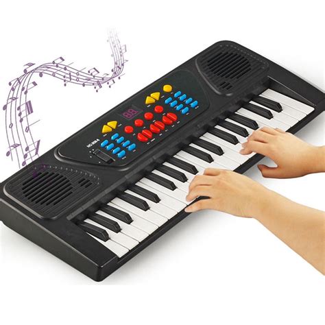 Peahefy Electric Digital Piano,37Key USB Electric Piano Keyboard Kids Digital Instrument Toy ...