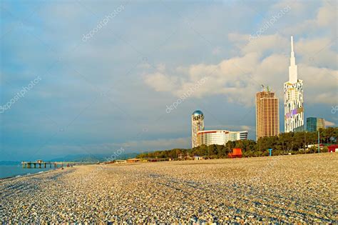 Batumi beach, Georgia — Stock Photo © joyfull #74160661