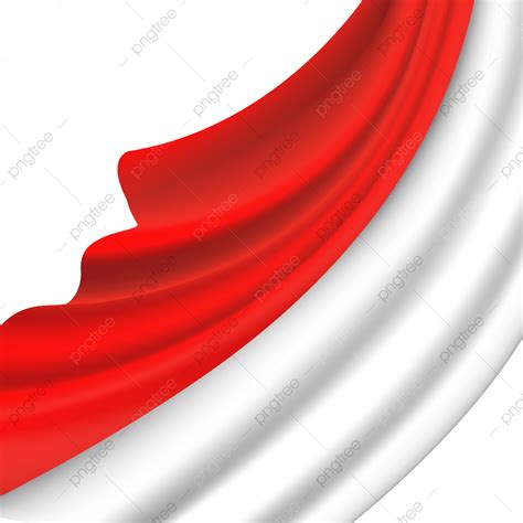 Merah Putih Vector PNG Images, Bendera Indonesia Merah Putih Silk Flag Free Png, Bendera ...