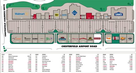 Chesterfield Towne Center Map - United States Map