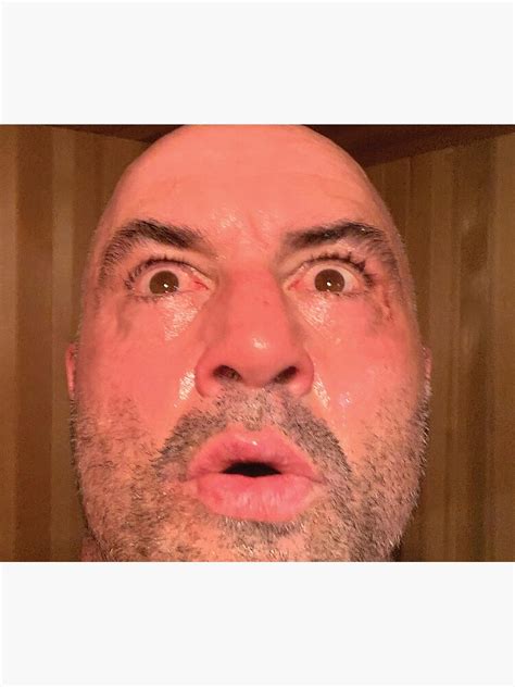 "Joe Rogan Sauna Face" Framed Art Print for Sale by lukejjh | Redbubble