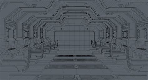 Spaceship Interior 3D model | CGTrader