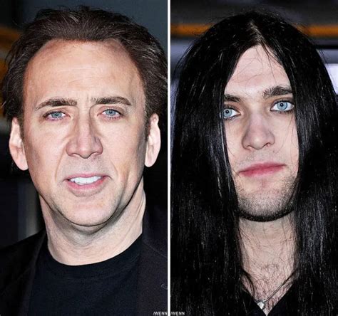 Son And Dad Nicolas and Weston Cage