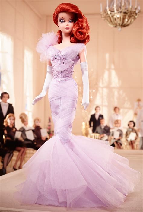 Barbie Collector Fashion Model Doll with Lavender Luxe Glamour Gown - Walmart.com